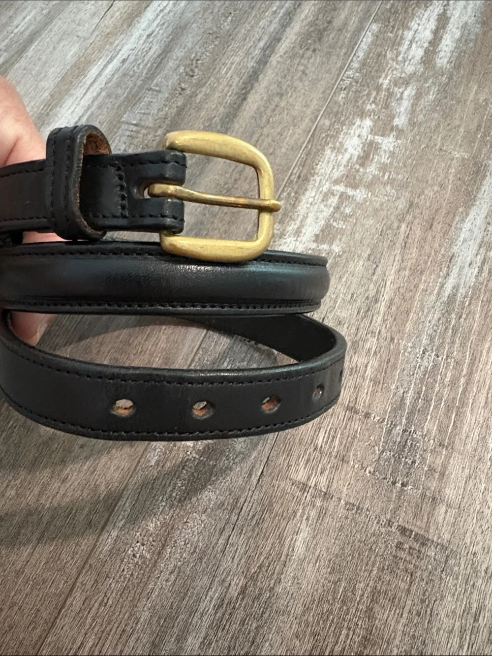 Tory leather belt made in USA size 28